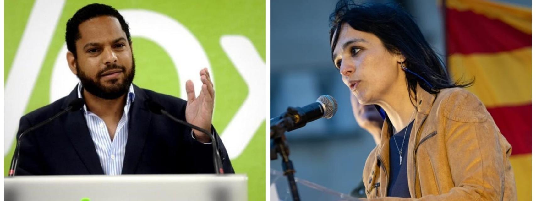 Ignacio Garriga (Vox) y Silvia Orriols (Aliança Catalana)