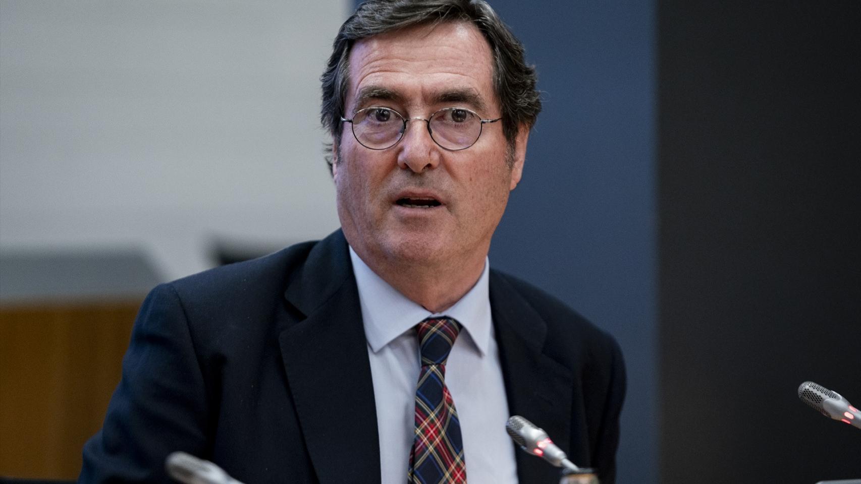 El presidente de la CEOE, Antonio Garamendi, en una imagen de archivo.