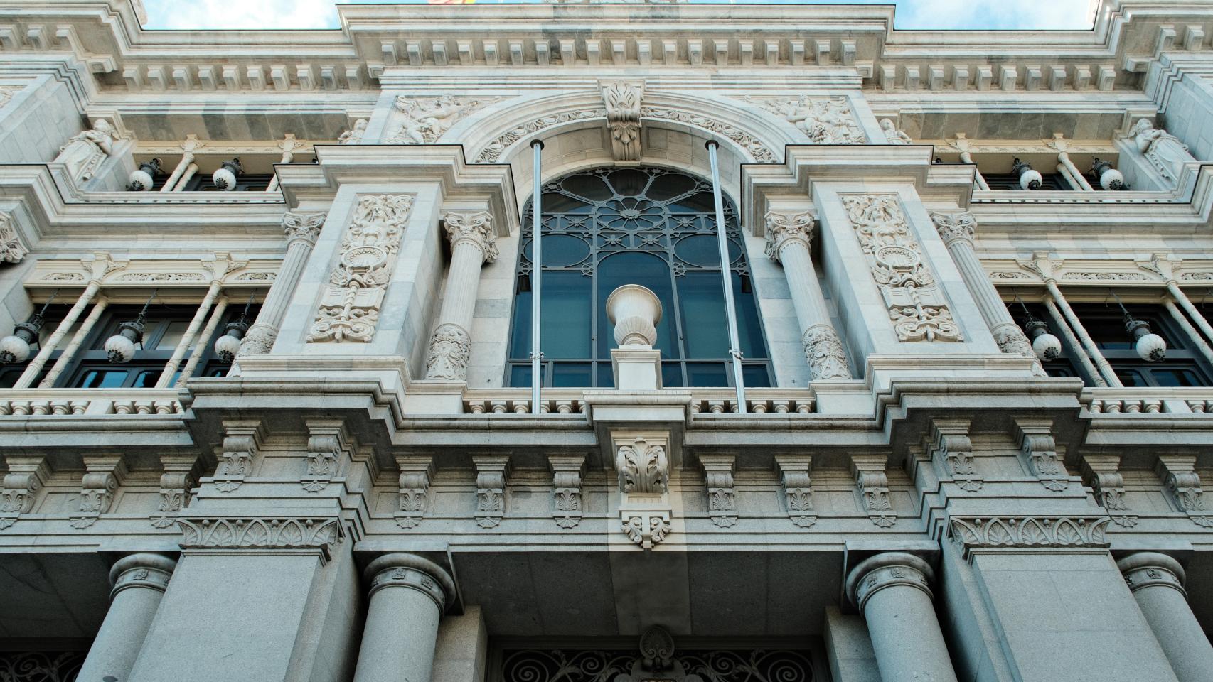 Fachada del Banco de España.