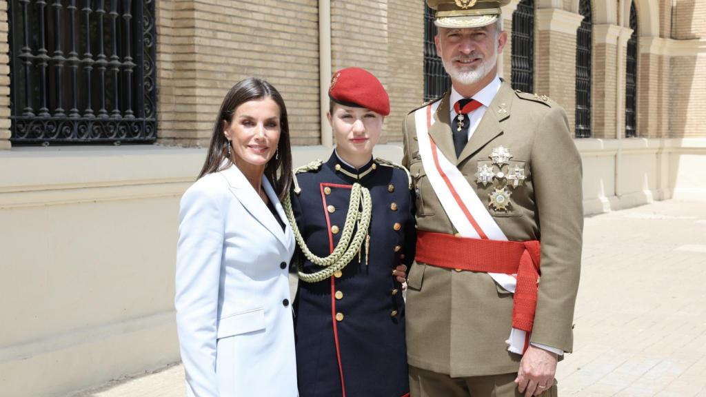 La Princesa y los Reyes, en su último acto público.
