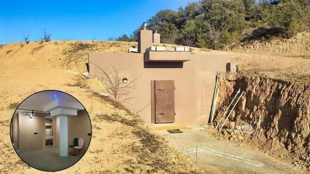 Estancias de dos refugios construidos por el ingeniero Antonio Alcahud.