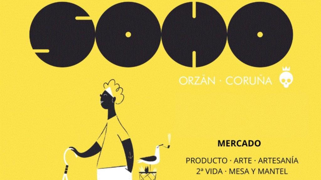 Feirarrúa de A Coruña.