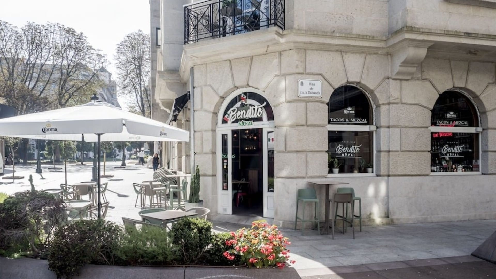 Fachada del Bendito Nopal, en Luis Taboada. Foto: Cedida