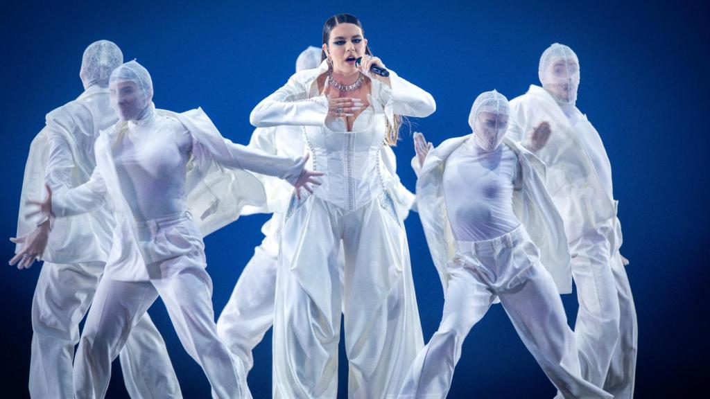 Iolanda en el Festival de Eurovisión 2024.