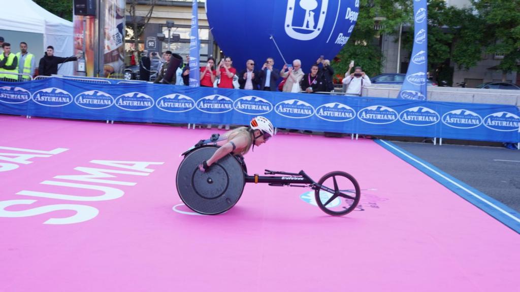 La atleta paralímpica Carmen Giménez.