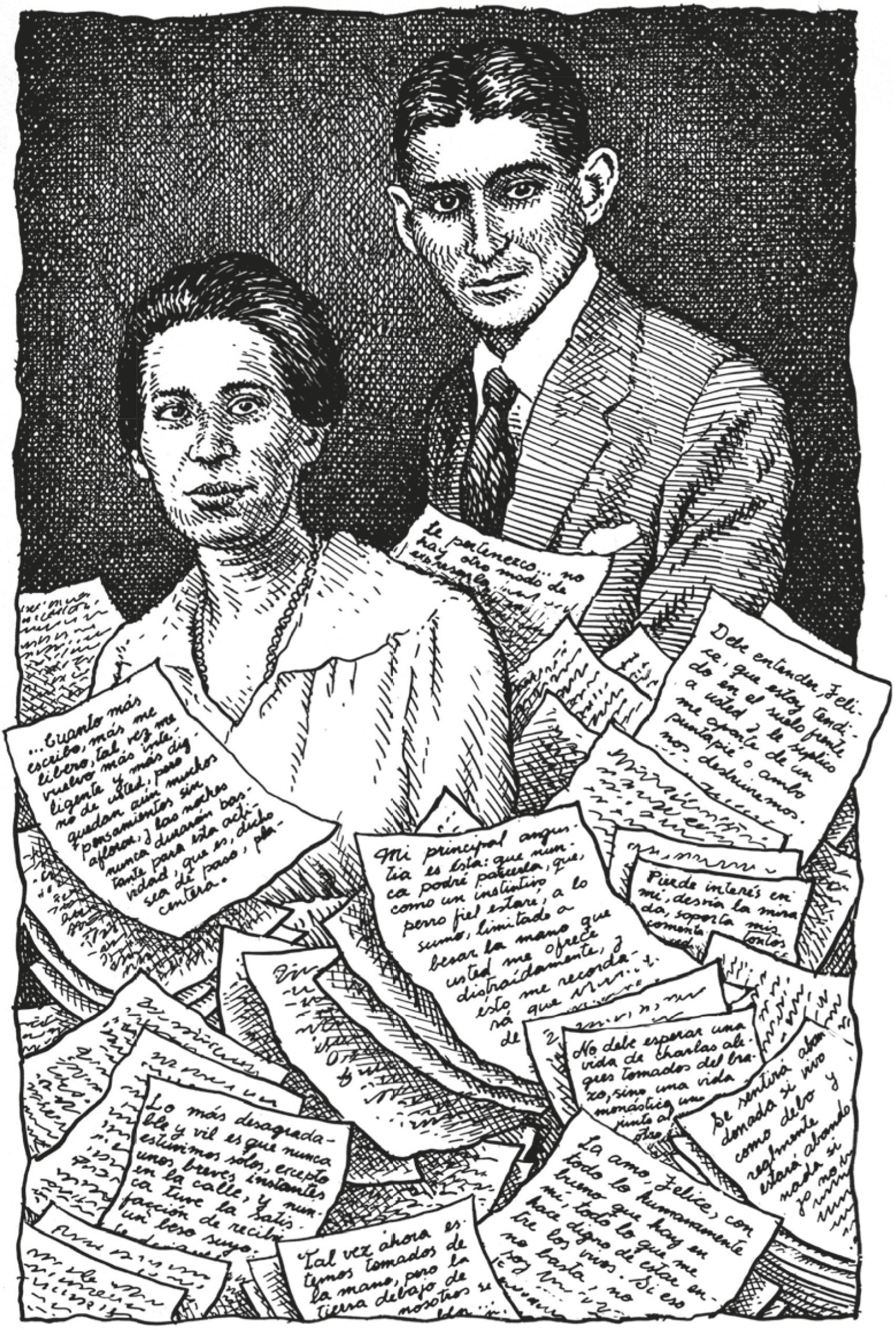 Ilustración de Robert Crumb para el libro 'Kafka', de David Zane Mairowitz y Robert Crumb, editado por La Cúpula, 2010. ©1993, Robert Crumb