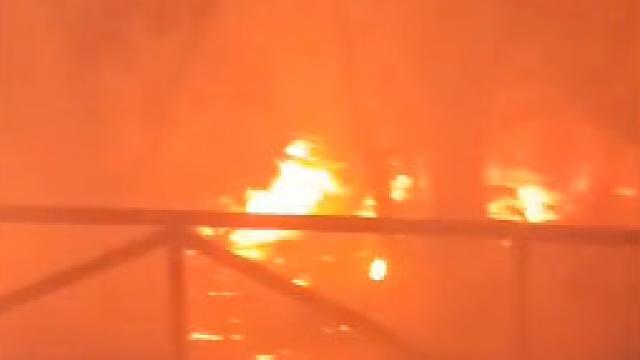 Imagen del incendio.