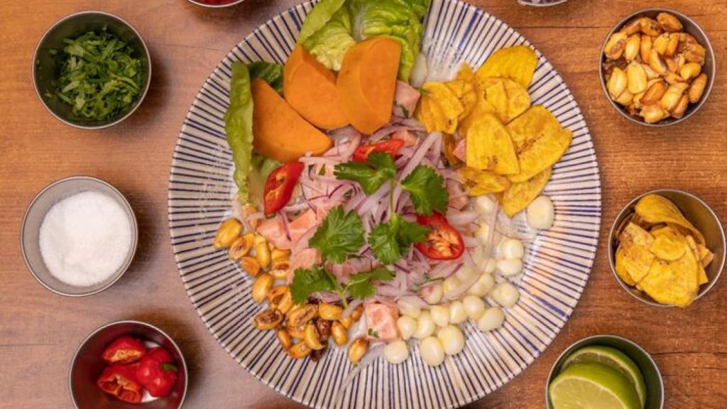 Ceviche del restaurante Pachamama