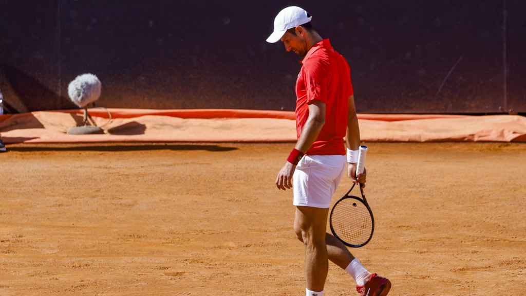 Djokovic, durante el Masters 1.000 de Roma 2024.