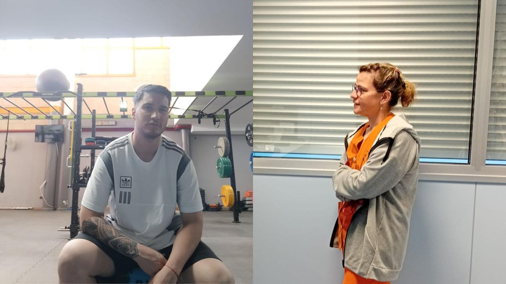 Montaje de dos pluriempleados del sector de los servicios, donde hay más pluriempleados.