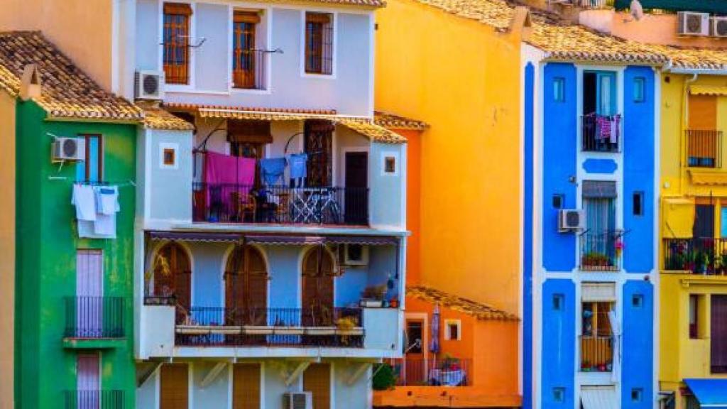 Casas colgantes de Villajoyosa.