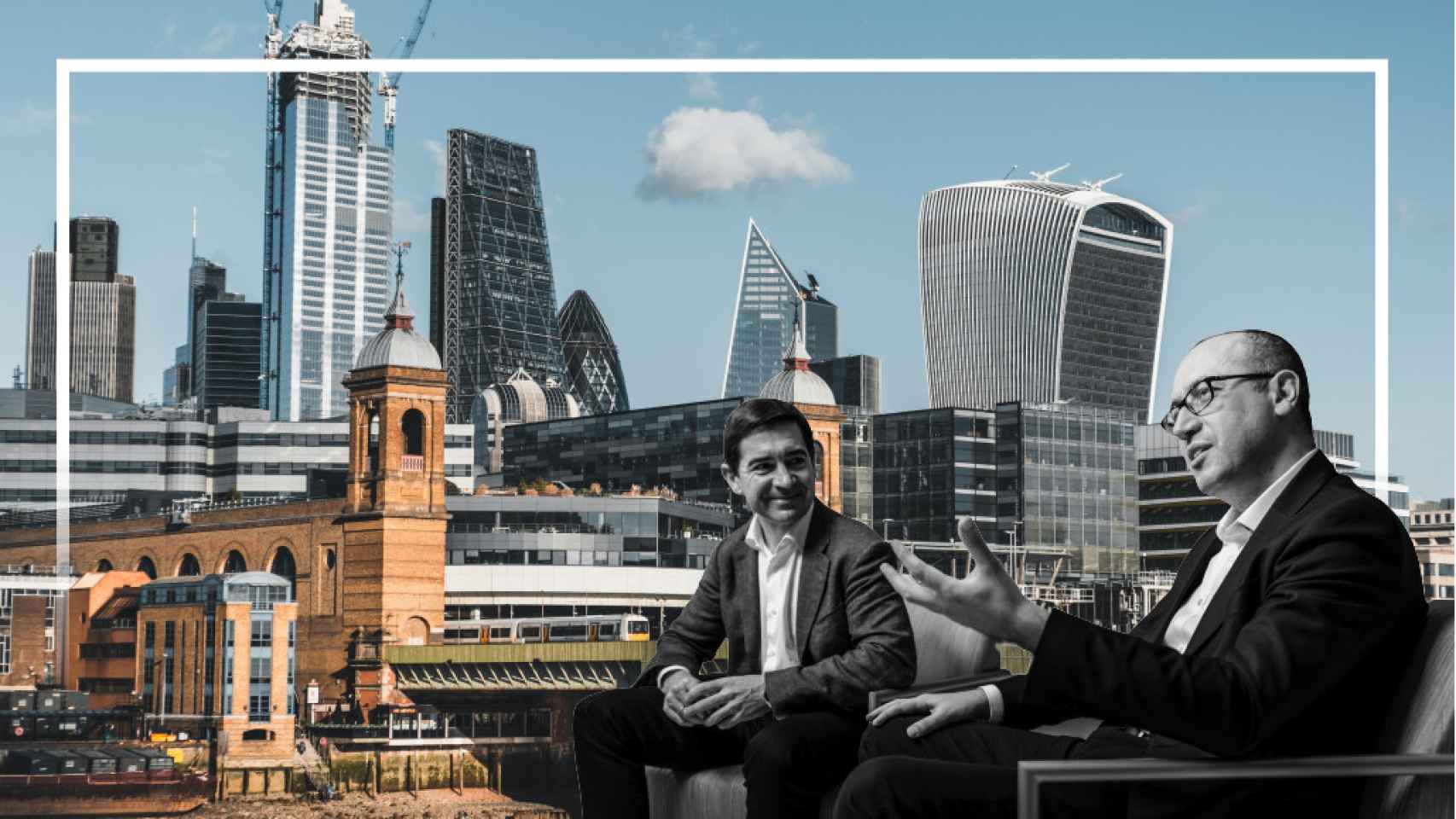 Carlos Torres, presidente del BBVA y Onur Genç, CEO de la entidad.