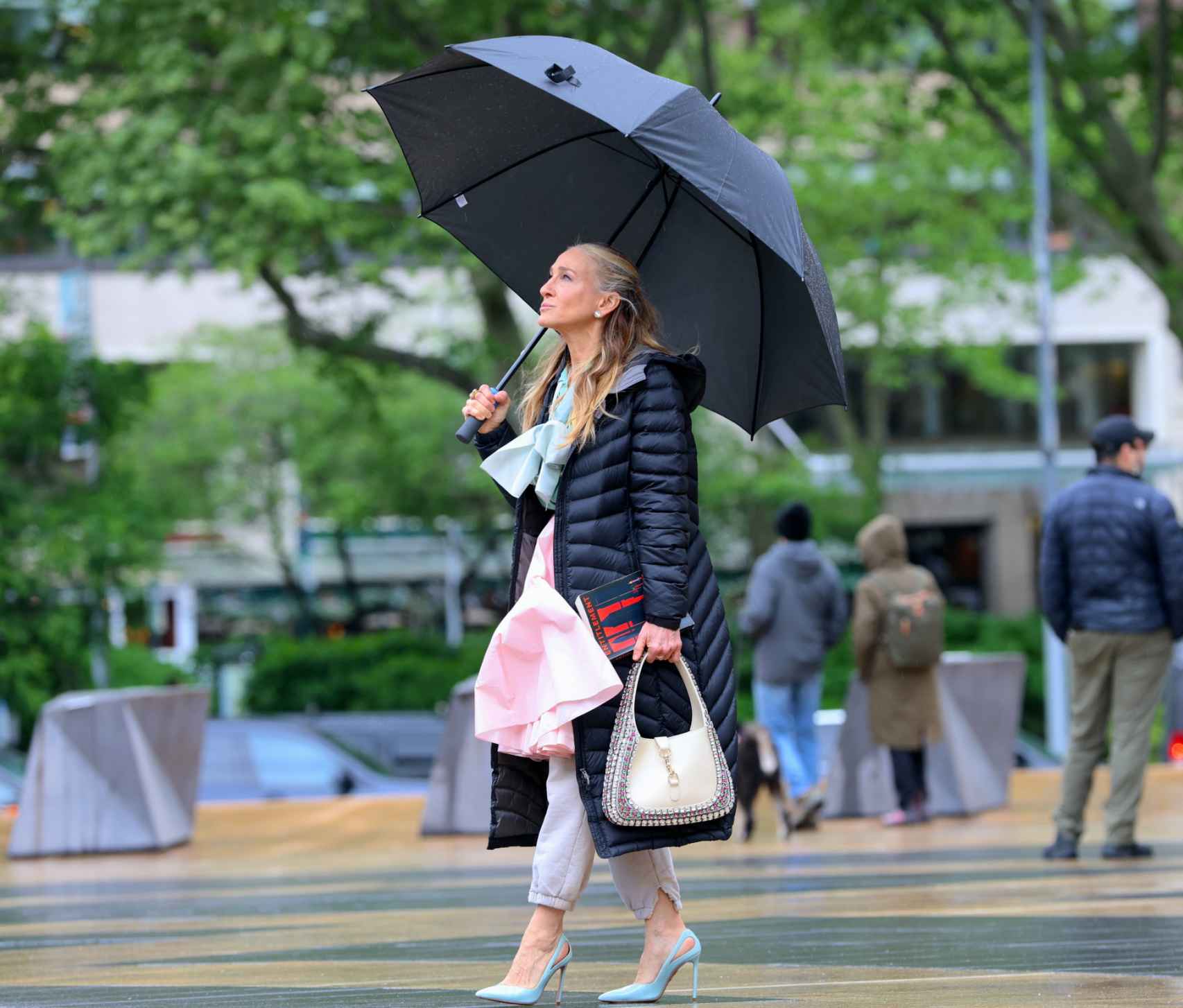 Sarah Jessica Parker en el rodaje de la nueva temporada de And Just Like That
