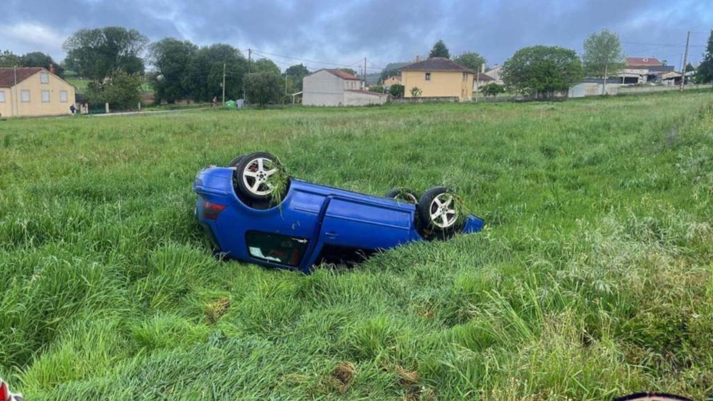 Accidente de tráfico en Arzúa.