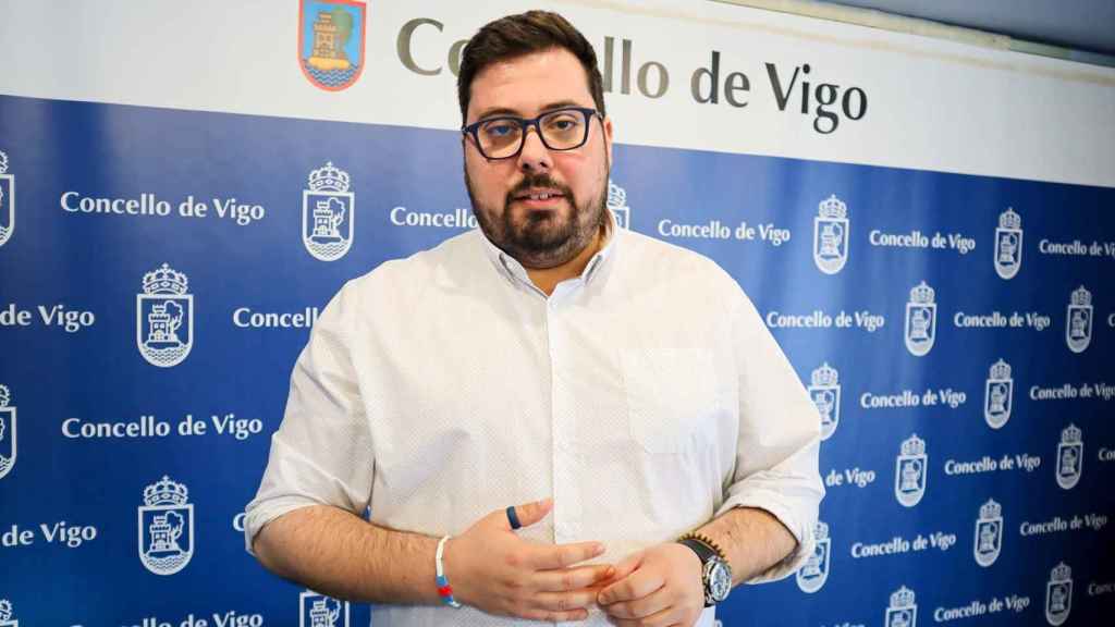 Xabier P. Igrexas, voceiro del BNG en el Consistorio vigués.
