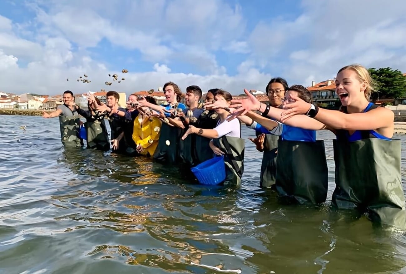 Actividad de AmarCarril en Vilagarcía de Arousa. Foto: AmarCarril