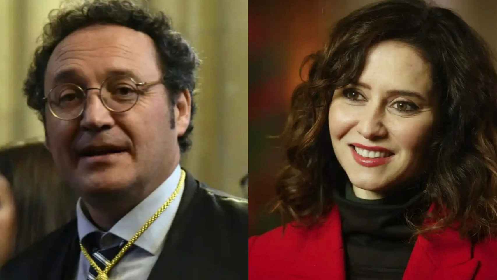El fiscal general del Estado, Álvaro García Ortiz, y la presidenta de la Comunidad de Madrid, Isabel Díaz Ayuso.