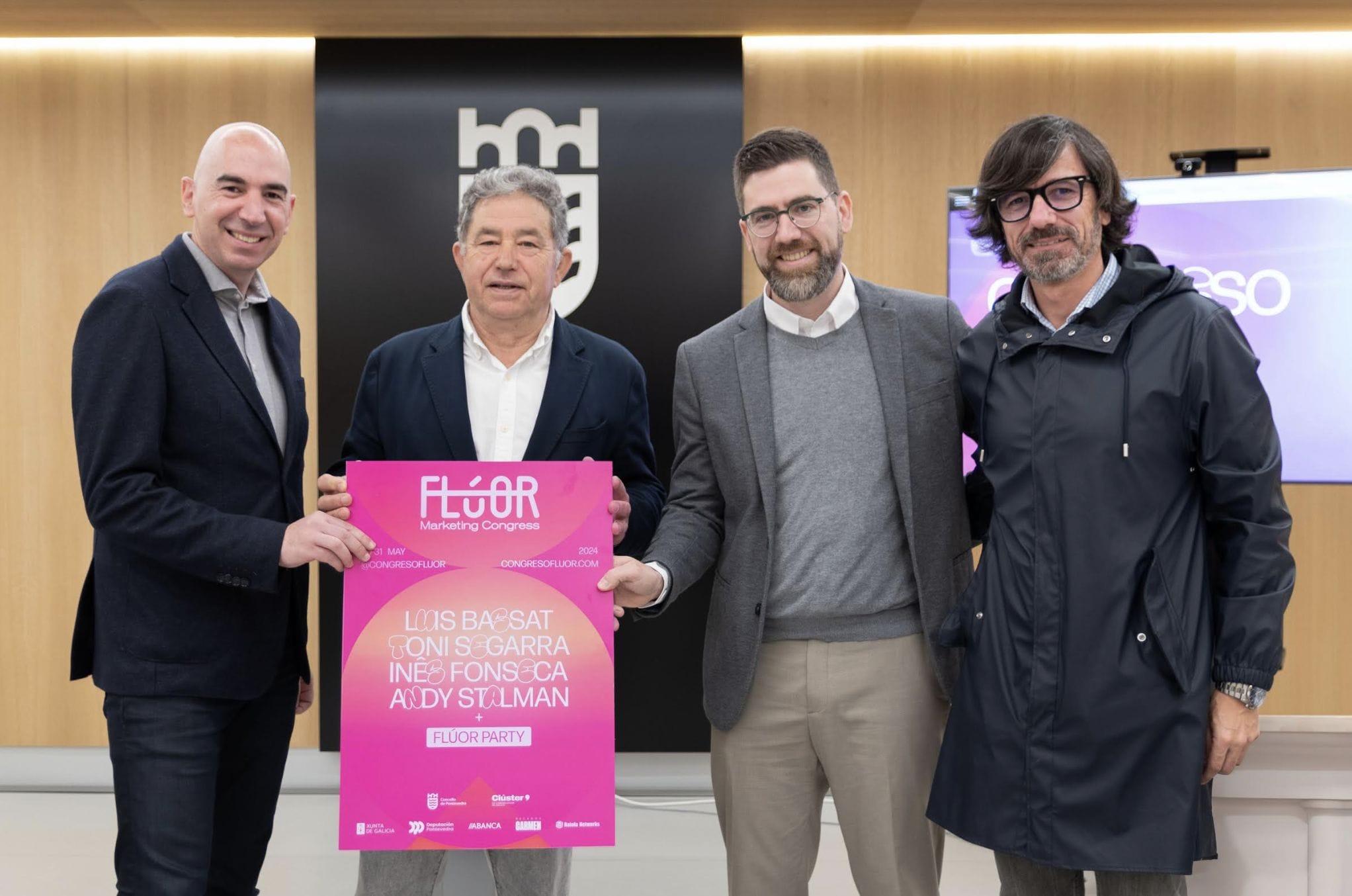 Presentación del congreso de marketing Flúor en Pontevedra.