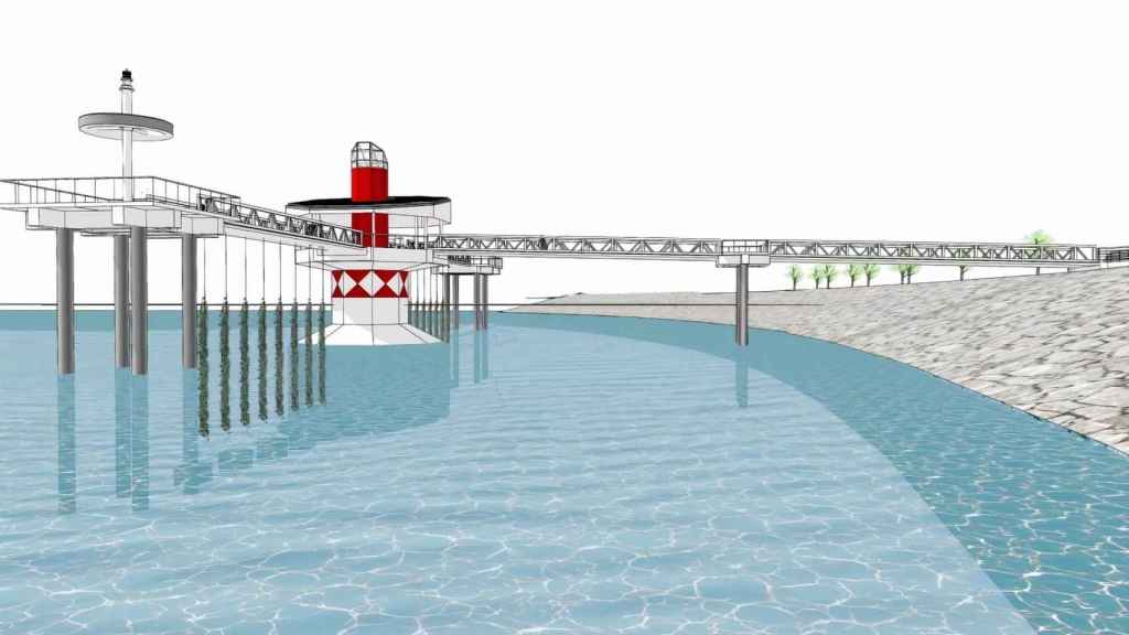 Imagen del proyecto ‘Peiraos do Solpor’.