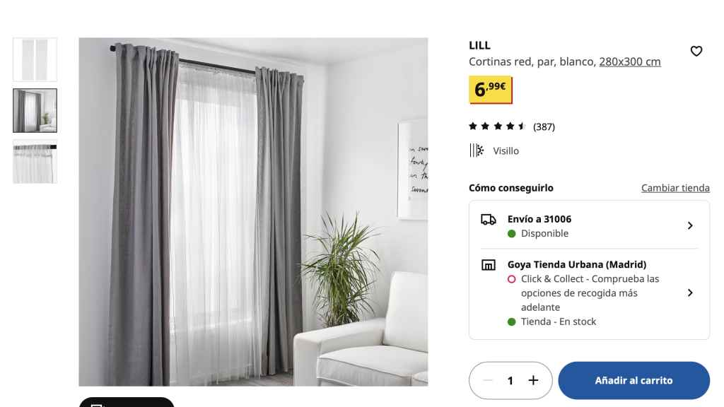 Cortinas redecilla.