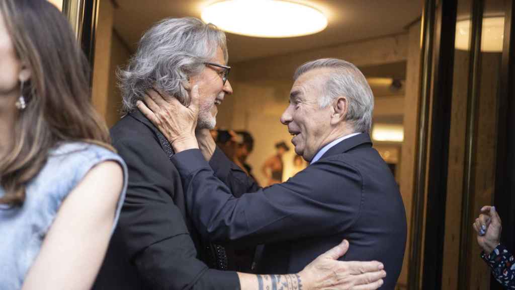 Alberto Cerdán durante la celebración de su fiesta.