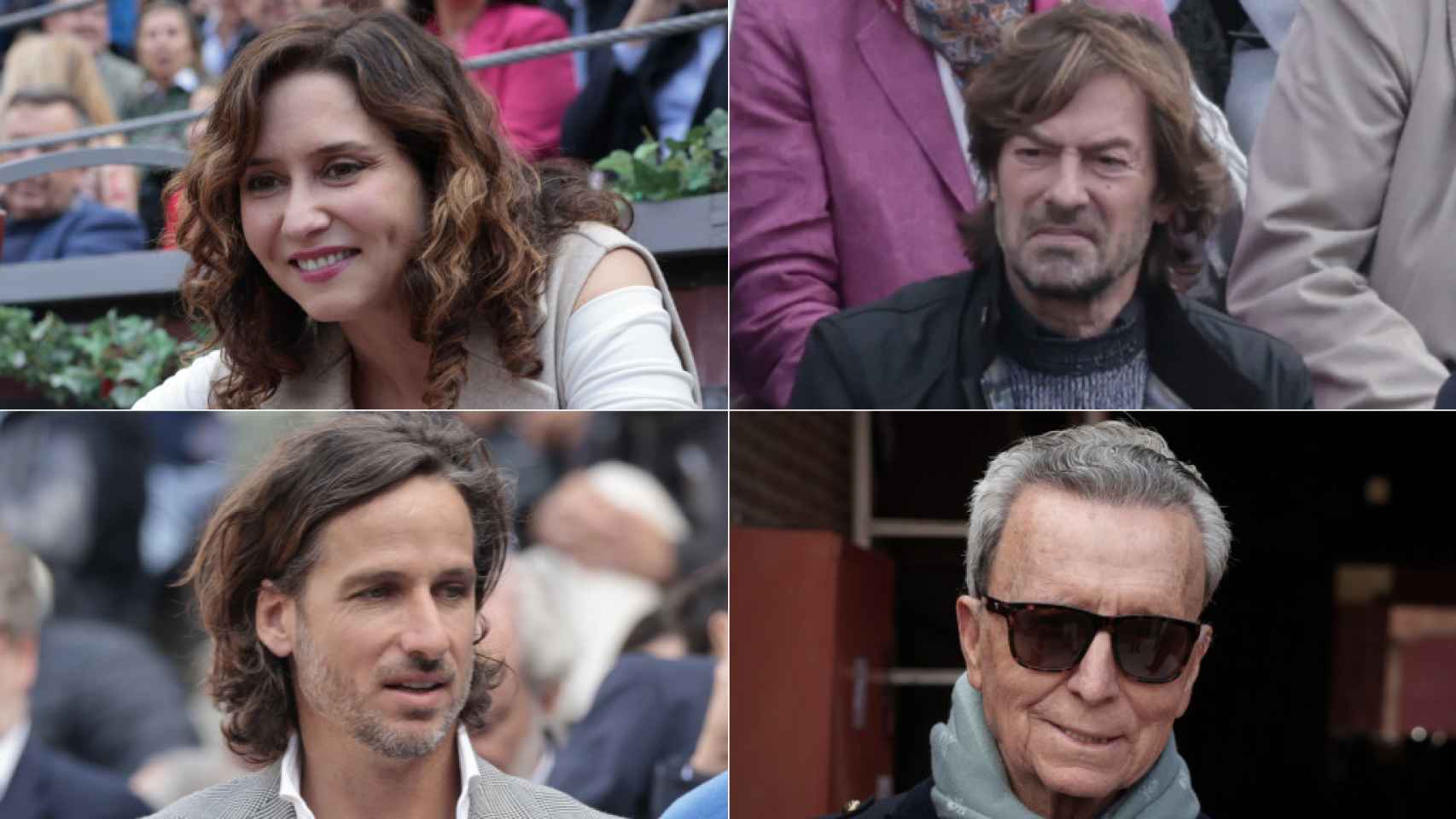 Isabel Díaz Ayuso, Santiago Pedraz, Feliciano López y José Ortega Cano.