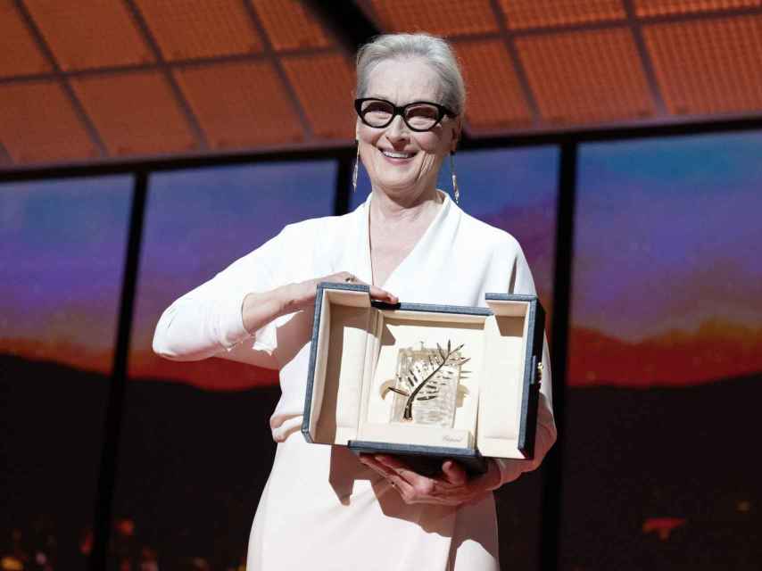 La actriz ha recibido la Palma de Oro por su carrera en el festival.