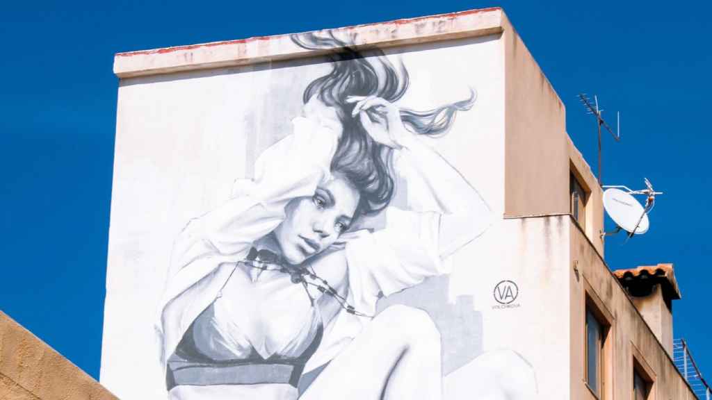 Mural pintado en Torreblanca (Castellón). Turismo Torreblanca