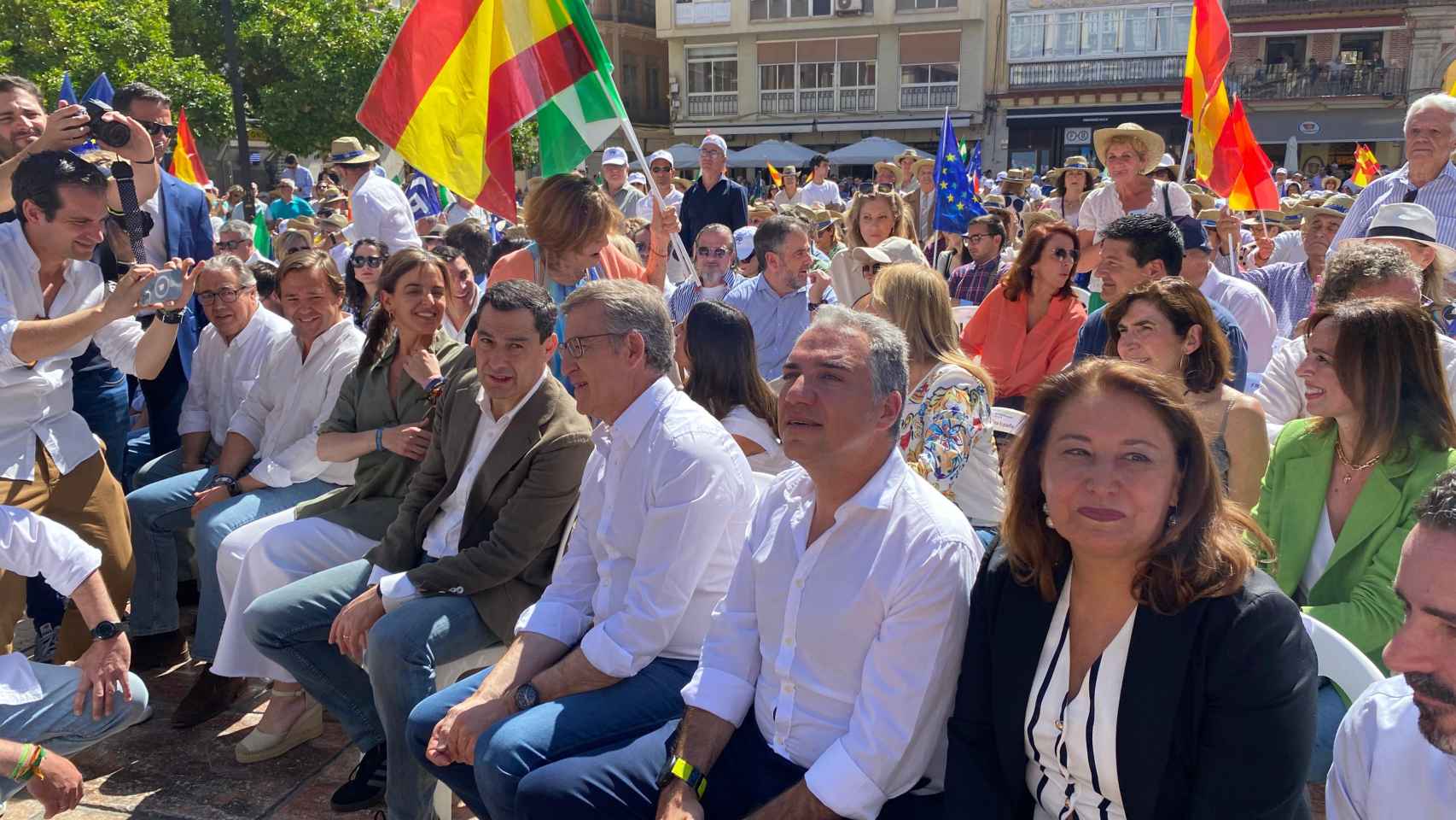 Feijóo y Moreno en el acto 'La España que funciona'