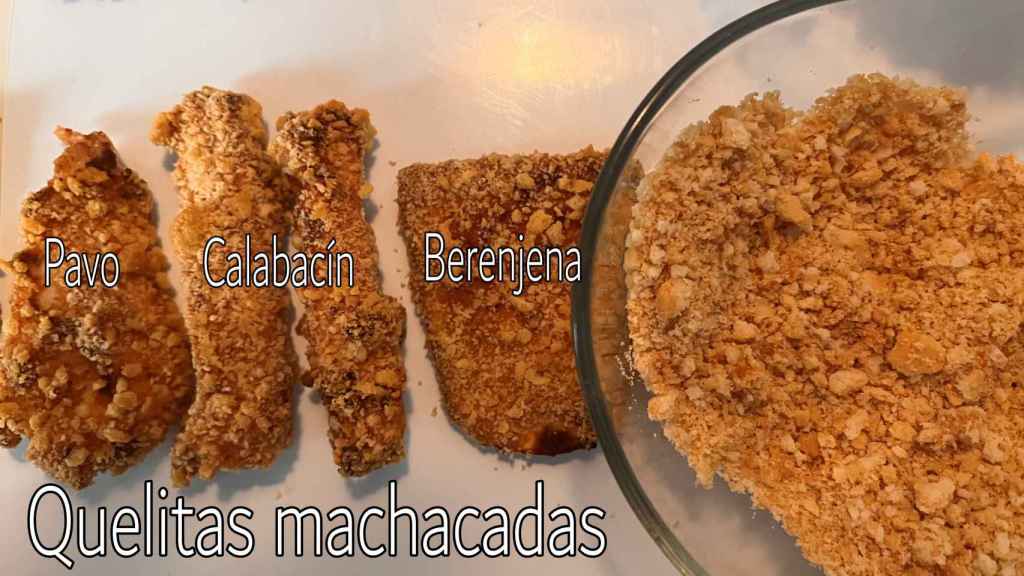 Rebozado de quelitas en air fryer