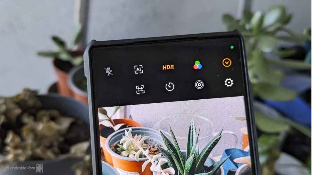 Ajustes en la app de cámara