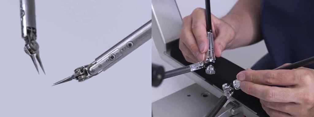 Controles del robot cirujano