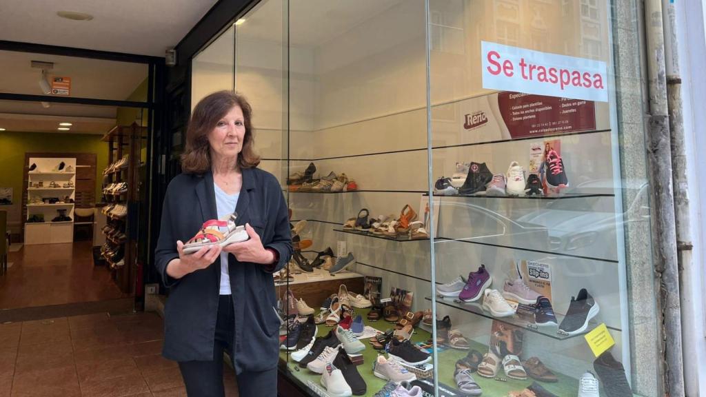 María, dependienta de Calzados Reno