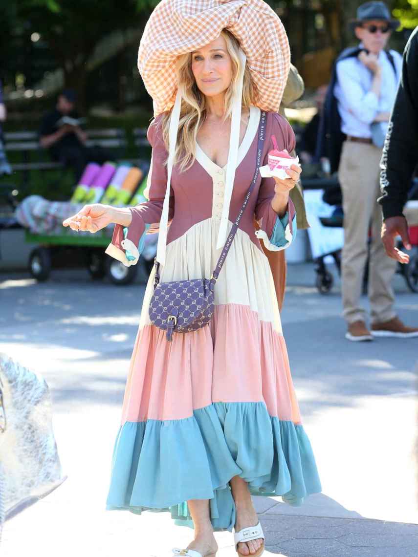 Sarah Jessica Parker en el rodaje de 'And Just Like That...'