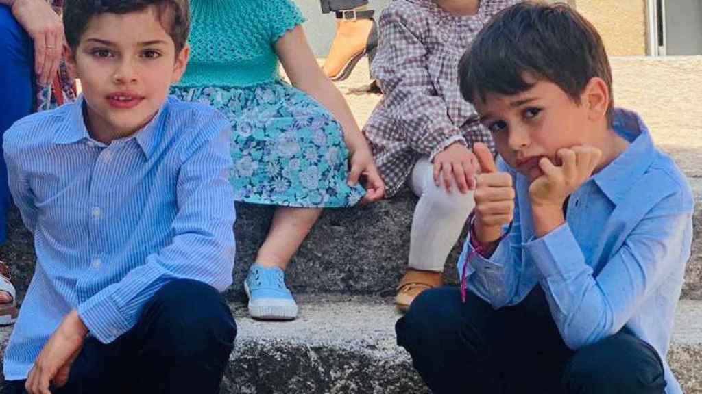 Una fotografía de los hermanos Blánzquez Díez.