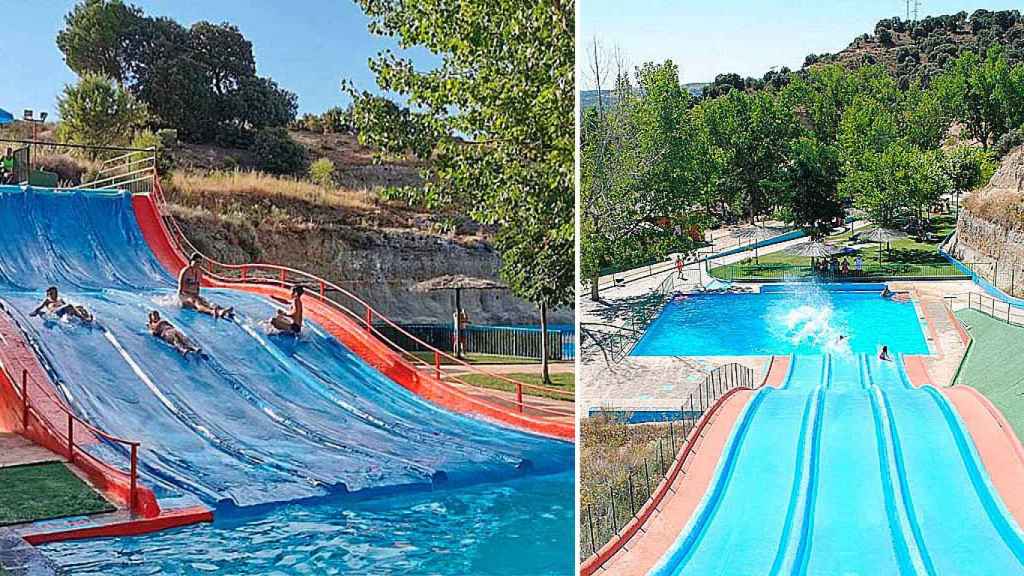 Toboganes en el Complejo Acuático Gran Florida de Castronuño