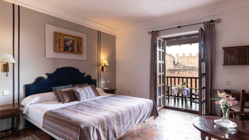 Habitación del Parador de Sigüenza.