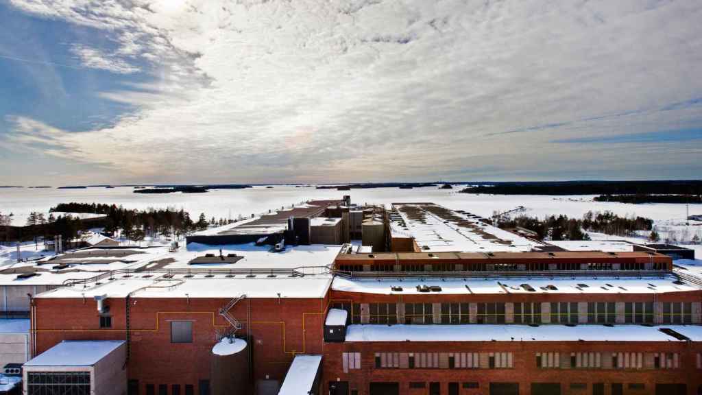 Exterior del centro de datos de Google en Hamina, Finlandia
