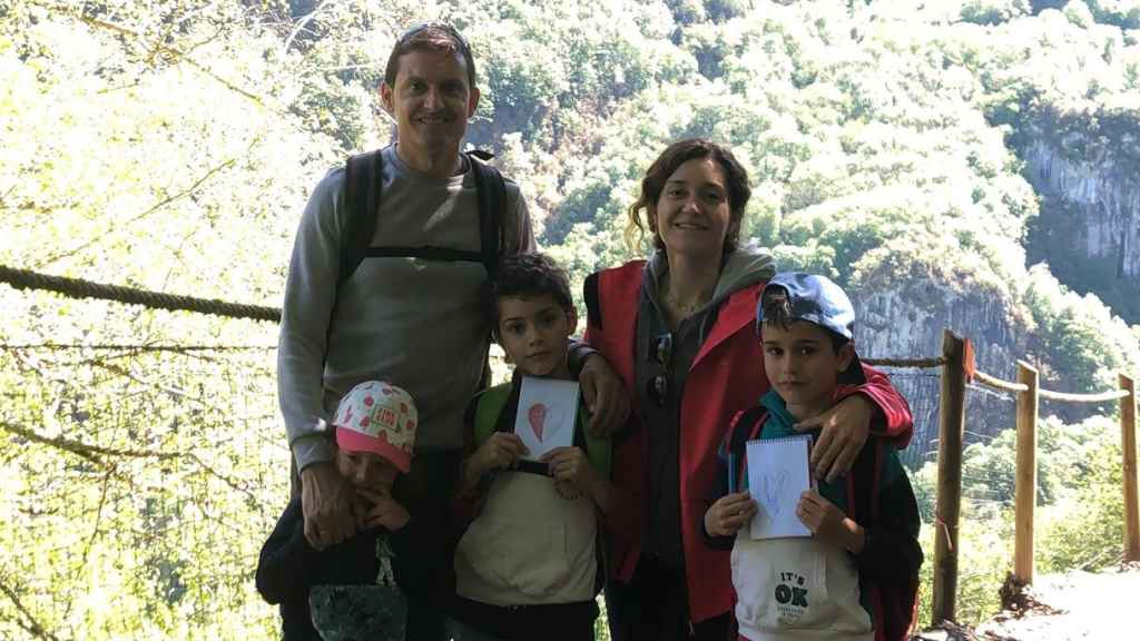 Una fotografía de la familia Blázquez Díez.