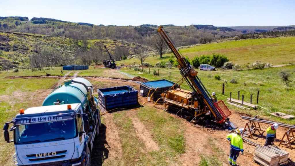 Una de las investigaciones realizadas en Villasrubias por el equipo de profesionales