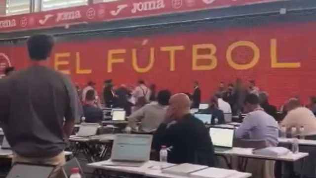 Imagen de la Federación mientras se trataba de arreglar la incidencia.