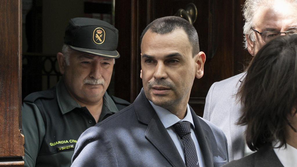 Alberto González Amador, este miércoles tras ratificar su querella en el Tribunal Superior de Madrid.