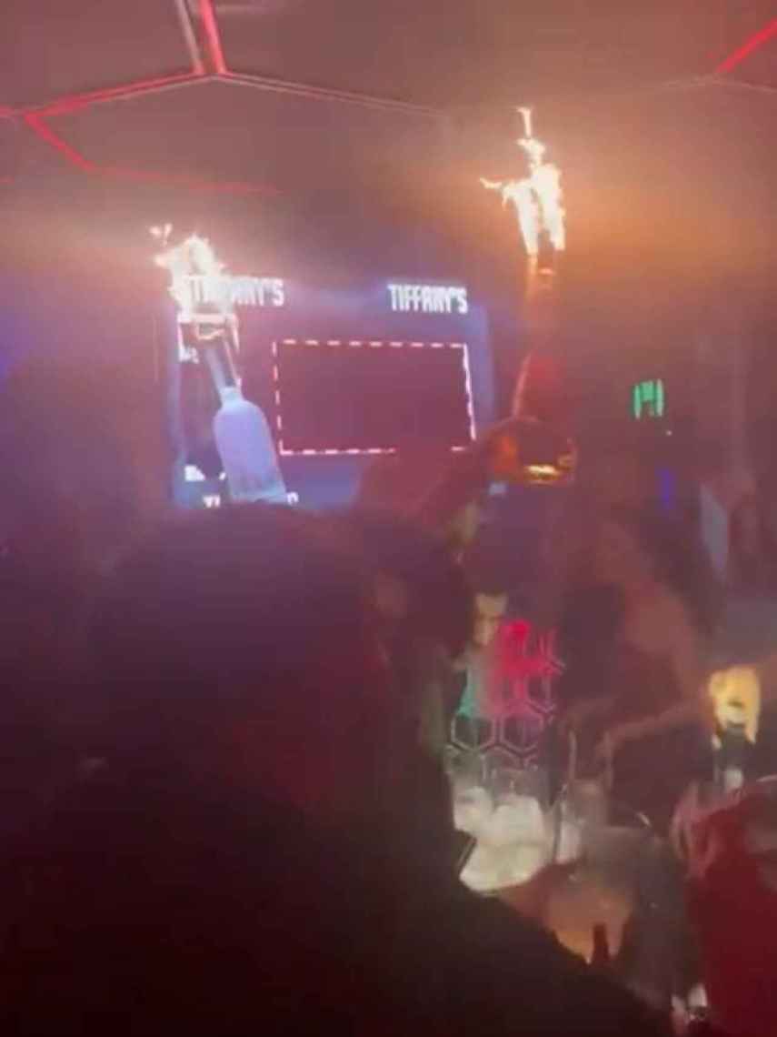 Reservados en la discoteca Tiffany's.