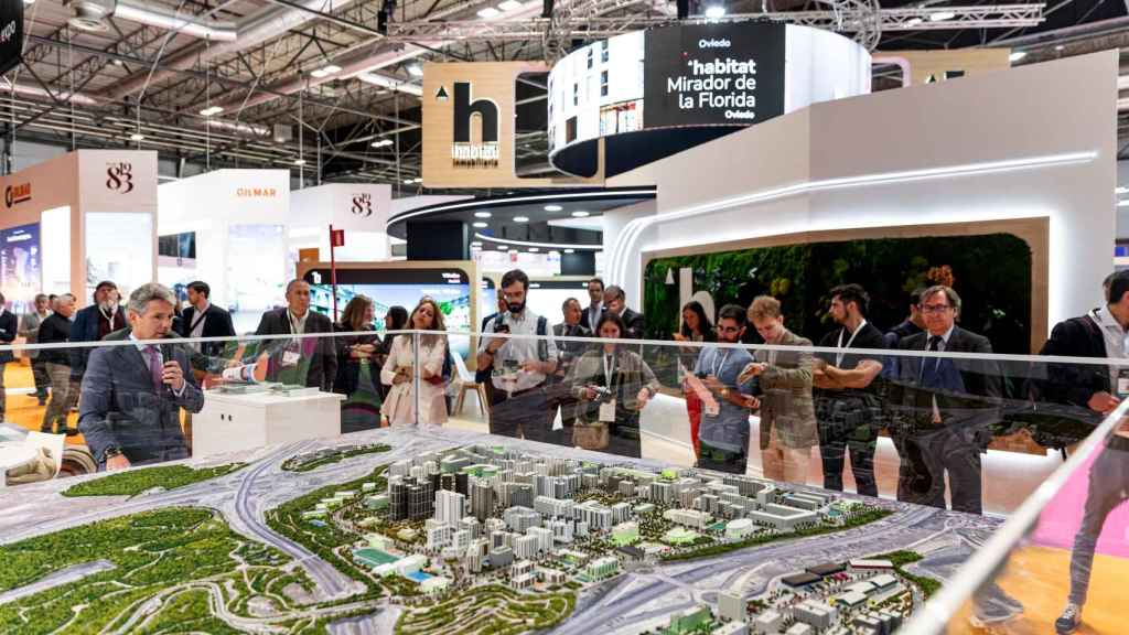 Imagen de la maqueta que Los Cerros ha presentado este jueves en el Salón Inmobiliario de Madrid.