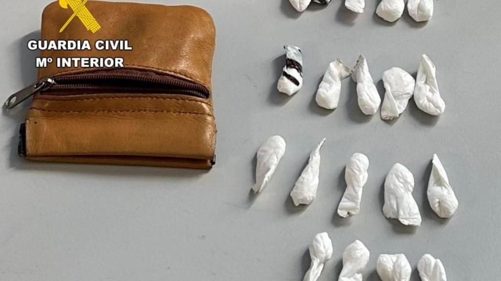 Sustancias incautadas en Ribeira.