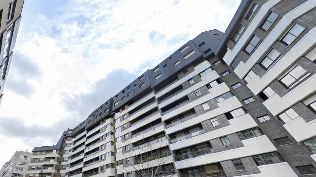 Edificio en la calle Zamora de Vigo.