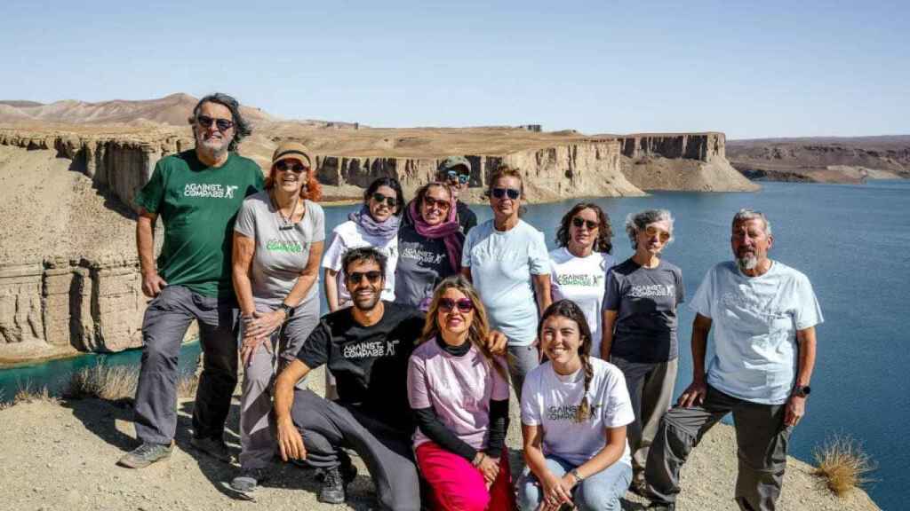 Uno de los grupos que asistió con Joan Torres a una de las expediciones en Afganistán.