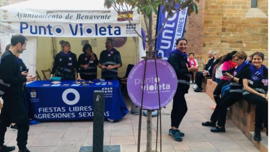 Punto Violeta de Benavente en 2019