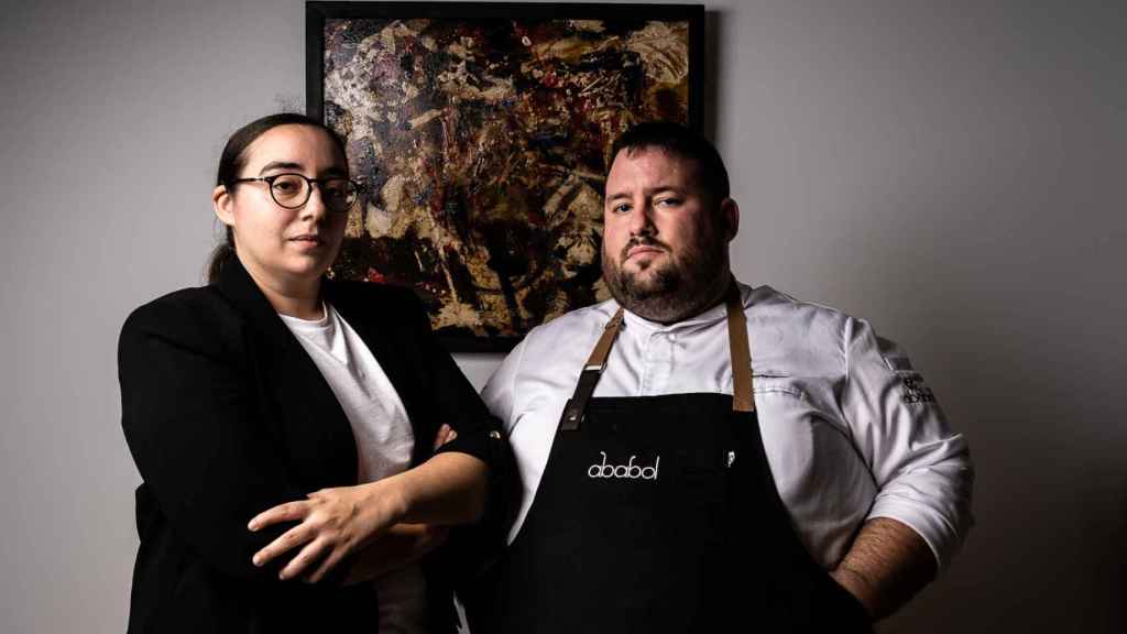 Juan y Laura, al frente de Ababol.