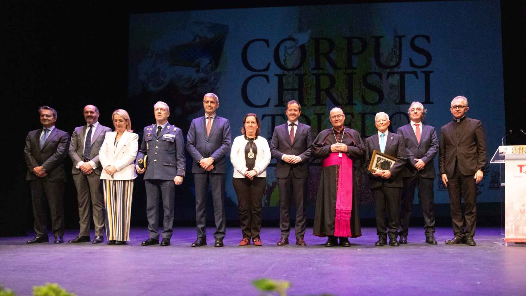 Pregón del Corpus Christi 2024 en el Teatro de Rojas de Toledo.